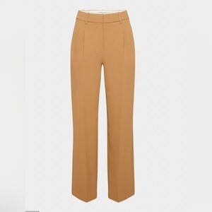 Aritzia Effortless Crepette Pants in Camel, New With Tags